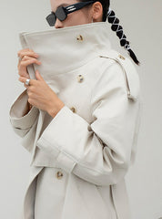 Women's Cardigan Loose Combination Two-Piece Coat