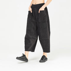 Women Retro Polka Dot Loose Casual Pants