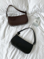 Vintage Alligator Grain Chain Handbag