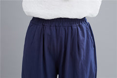 Women Loose Straight Wide Leg Casual Pants