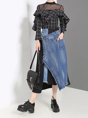 Original Empire Split-Joint Skirt