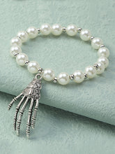 Exaggerated Ghost Claw Pendant Bracelet