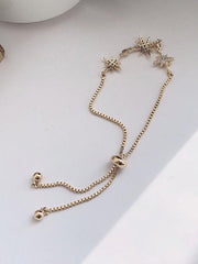 Delicate Adjustable Stars Split-joint Bracelet