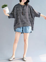 Plus Size Loose Shirt Top