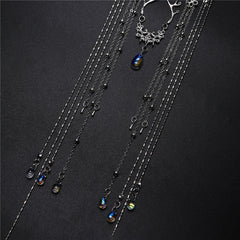 Vintage Handmade Water Drop Tassel Hairpin