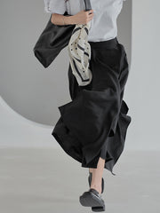 Women Irregular Design Casual Pants