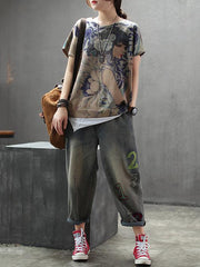 National Printed Comfortable T-shirt