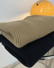 Women Retro Zipper Stand Collar Pullover Sweater