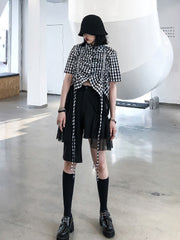 Original Irregularity Wide Leg Gauze Shorts