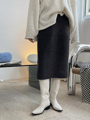 Stretch Comfortable Knitted Elastic Padded Skirt