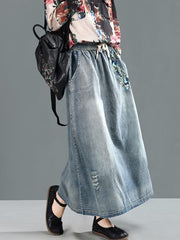 Retro Embroidered Skirts