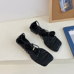 Solid Summer Stylish Strapped Sandals