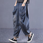 Retro Loose-Fitting Irregular Jeans Pants