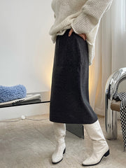 Stretch Comfortable Knitted Elastic Padded Skirt