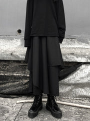 Women Retro Irregular Skirt