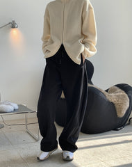 Women Drawstring Elastic Loose Casual Pants