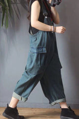 Retro Loose Pocket Jumpsuit