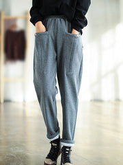 Winter Thicken Casual Harem Pants