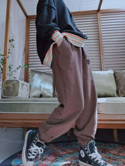 Women Retro Loose Casual Pants