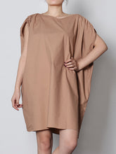 Original Solid Elasticity Waist Dress