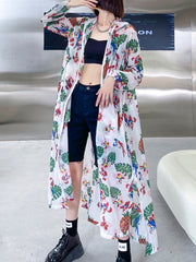 Casual Printed Thin Breathable Loose Jacket