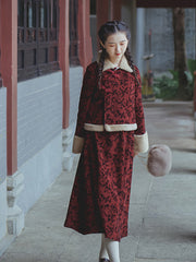 Retro Oriental Charm Tang Skirts