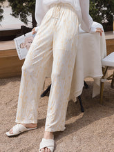 Women Simple Tie Dye High Waist Straight Leg Casual Pants