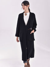 Solid Long Knitted Sweater Outwear