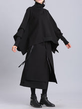 Women High Waist Irregular Casual Skirt