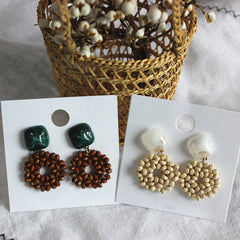 Vintage Style Retro Simple Earrings