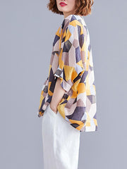 Geometry Oversize Printed T-Shirt