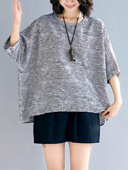 Plus Size Loose Shirt Top