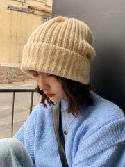 Casual Versatile Ear-Protection Warm Knit Hat