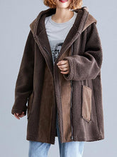Loose Split-joint Lamb Outwear