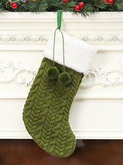 Christmas Knitted Wool Jacquard Stockings