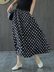 Vintage Versatile Polka Dot Skirt
