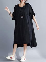 Super Loose Irregular Long Dress