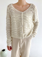 Women Pullover Cutout Loose Blouse