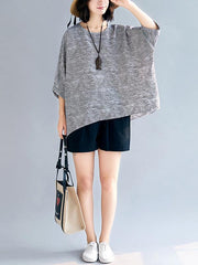 Plus Size Loose Shirt Top