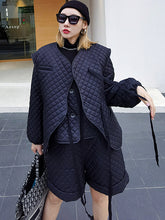 Women Solid Color Loose Casual Suit