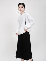 Women Casual Slit High Waist Skirt