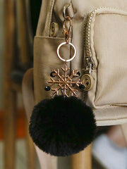 Snowflake Imitation Rabbit Wool Decorations