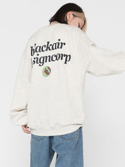 Print Oversize Loose Pullover Long Sleeve Sweatershirt