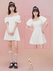 Lovely Multi-Style Solid Mini Dress