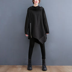 Long Sleeve Irregular Sweatshirt
