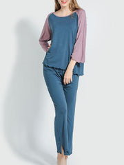 Comfortable Solid Loose Pajamas