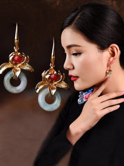 Retro National Style Earrings