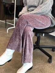 Trendy Pleated Empire Wide-Leg Pants