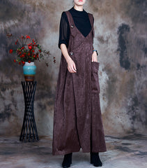 Casual Irregular Pocket Maxi Dress