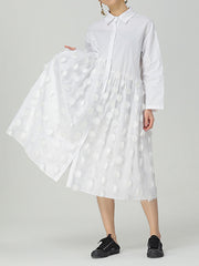 Women Stitching Irregular Short Sleeve Dress